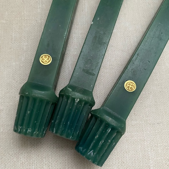 Vintage Partylite Evergreen Candle Sticks Candlestick Lot Of 3 Unlit - Picture 12 of 16